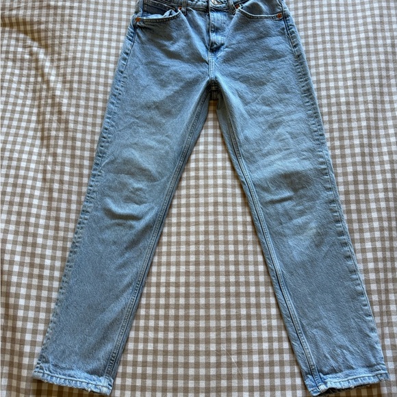 Zara Denim - Zara Sky Blue Straight Leg Jeans